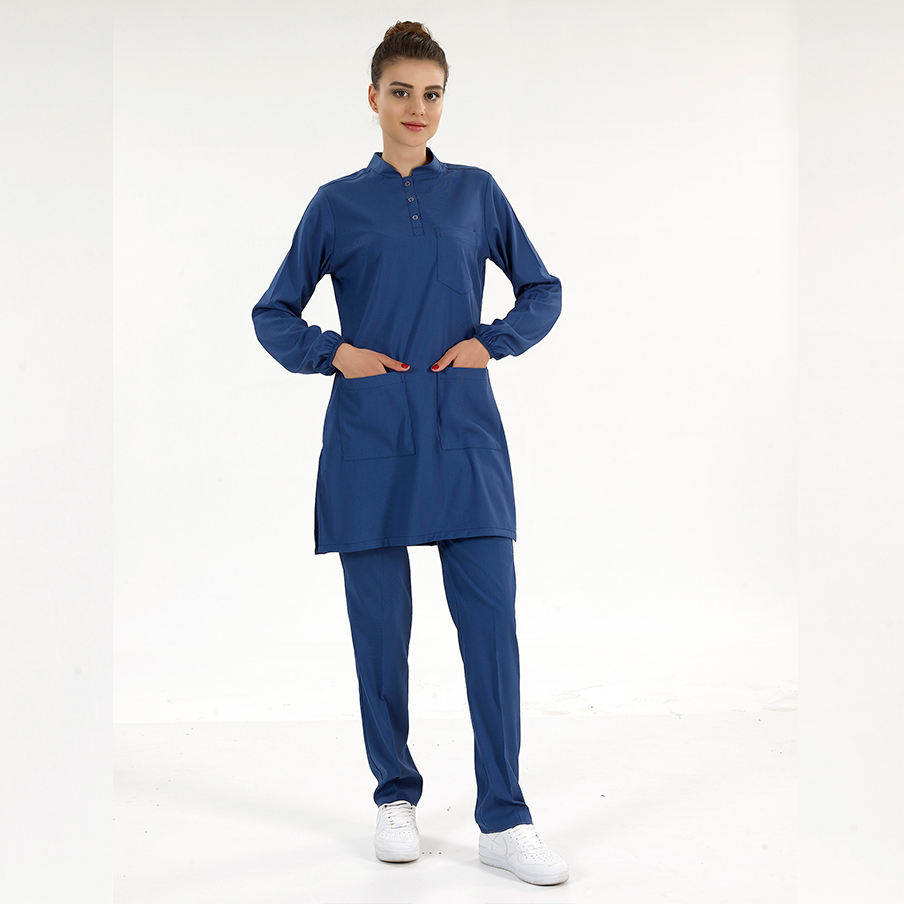 Костюм Lycra Hijab Длин/рукав Серо синий (Petrol mavisi) XXL